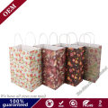 Custom Printed Gift Paper Bags High Quality Packing Bag with Twist /Flat Handle